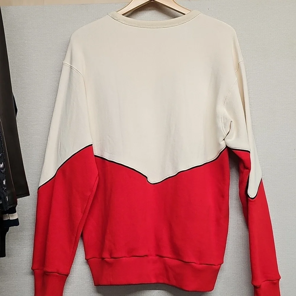 GUCCI SPLICED EMBRODIERY SPORT SWEATSHIRT BFPM-03-095